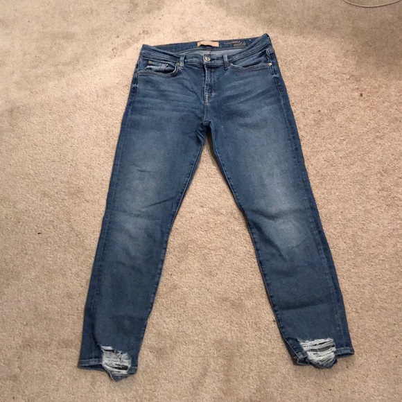 7 For All Mankind Luxe Vintage Roxanne Ankle Jeans - Picture 3 of 7